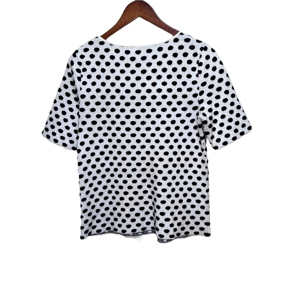 Anthropologie MOTH polka dot top shirt Size XS - Picture 6 of 10
